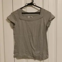 NATURAL BEAUTY BASIC グレー コットンカットソー M