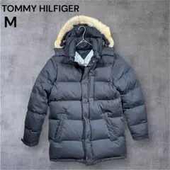 1985 TOMMY HILFIGER ダウンジャケット ファー付 黒 Mサイズ