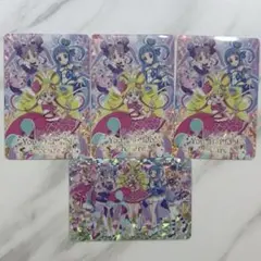 キミとアイドルプリキュア♪ キラキラカードグミ～バトンタッチ～全員集合4枚
