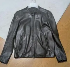 tk.TAKEO KIKUCHI 本革シングルライダースジャケット 羊革