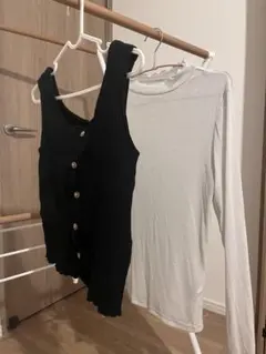 ラメリブインナー　タンクトップ　セット♡のサムネイル