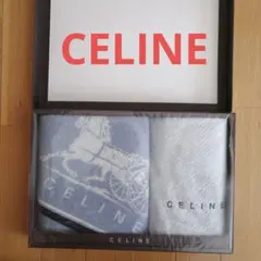 セリーヌ CELINE タオルセット フェイスタオル1枚 ウォッシュタオル1枚