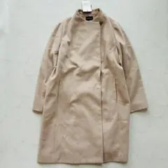 【新品】ALPHA CUBIC ロングコート ベージュ 15ABR（F367）のサムネイル