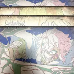 鬼滅の刃 獪岳　我妻善逸 じいちゃん　ランチョンマット ユーフォーテーブルカフェ