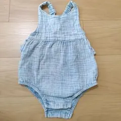 【GAP baby】80cm12-18monデニム風ガーゼ カバーオール
