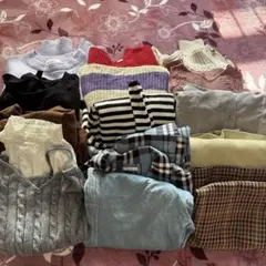 レディース　冬物　15点　まとめ売り　セットアップ　ニット　パンツ　スカート