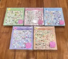 GiGO限定 うるちゅるシールBIG 5種セット＋mini 1個おまけ付き！