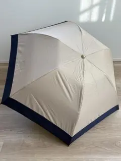 t**様 晴雨兼用 折りたたみ傘 ベージュ ネイビー