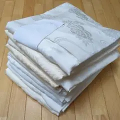 d*3様 4506 白長襦袢まとめ売り10着！リメイク•お稽古用など☆