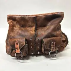 GUESS ムートン ハンドバッグ