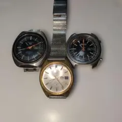 ジャンク SEIKO 5 SPORTS他 腕時計 3個セット
