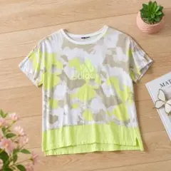 adidas 半袖Tシャツ カモフラージュ柄 イエローのサムネイル