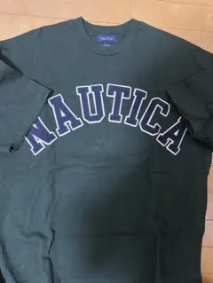 NAUTICA TOO HEAVY Tシャツ L ダークグリーンのサムネイル