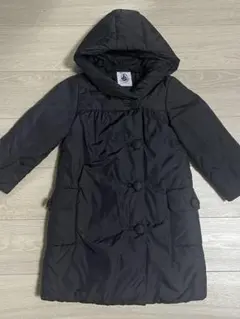 PETIT BATEAU 中綿コート ブラック 4歳　5歳　6歳　プチバトー