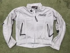 BATES】バイクジャケットXL シルバーメッシュ プロテクター入り