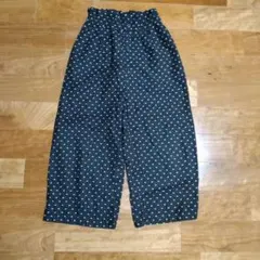 GU　ドットパンツ　黒　140