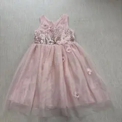 H&M キッズ フォーマルドレス ピンク 116cmのサムネイル