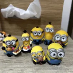 ミニオン フィギュア 7体、キーチャーム8体