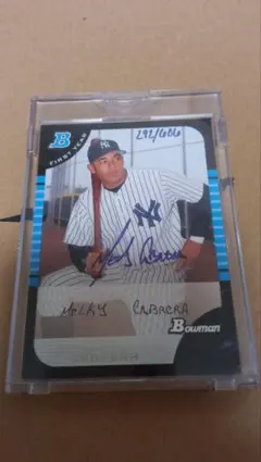 topps mlb Bowman Melky Cabrera Auto