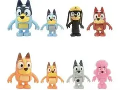 Bluey フィギュア 8体セット