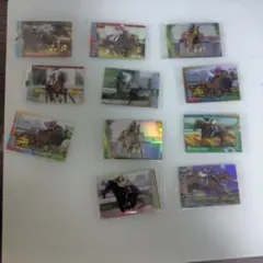 サラブレッドホースコレクション　サイン3枚　計11枚