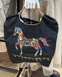 新品M 馬ボールアンドチェンBall&Chainエコバック バックパック