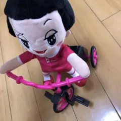 チコちゃんに叱られる　ぬいぐるみ自転車