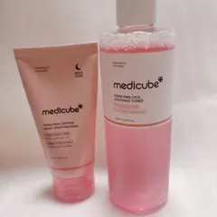 メディキューブ PDRNピンクトナー ナイトラッピングマスク