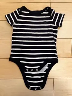 GAP ボーダー柄ロンパース 3-6M