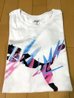 【PUMA】プーマ グラフィックプリント Tシャツ ホワイト 白 メンズ XS