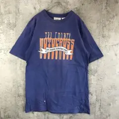Y4575古着　Tシャツ 青　90s Y2K