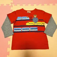 なーにゃ様専用 ミキハウス プッチーくん 重ね着風Tシャツ 100 日本製