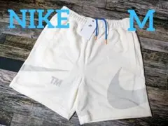 残少 M ナイキ ビッグスウッシュ スウェット ショート パンツ 白
