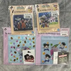 ドラゴンボール　一番くじ　アクリルスタンド　ジッパーバッグ&ステッカーセット