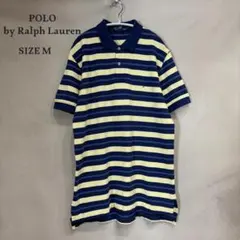POLO by Ralph Lauren マルチボーダー ポロシャツ メンズ M