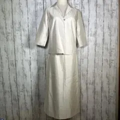 【新品】C.P.A スカートスーツ上下セットアップ 【11AR】アイボリー 薄手