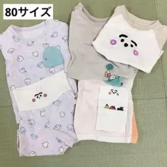 シナぷしゅ　80サイズ　トップス　夏服　半袖　パジャマのサムネイル