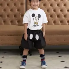 Littc ミッキー半袖Tシャツショートパンツセット② 130