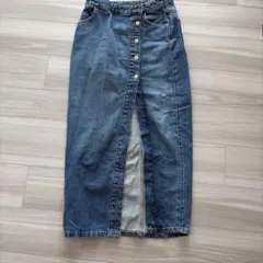 ZARA デニムロングスカート XSのサムネイル