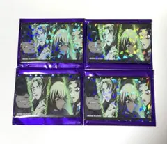 コナン てんぼうパーク ホログラムスクエア缶バッジ バーボン 黒の組織 4点