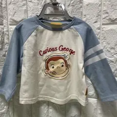 【おさるのジョージ】 ラグランスリーブ Tシャツ 長袖カットソー