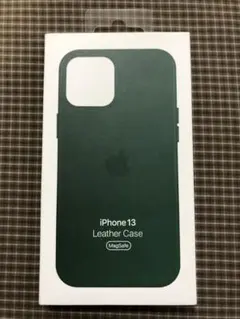 匿名発送iPhone 13 mini レザーケース セコイアグリーン 純正 - メルカリ