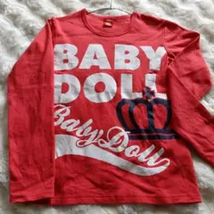✦BABY DOLL✦ 赤 長袖 Tシャツ