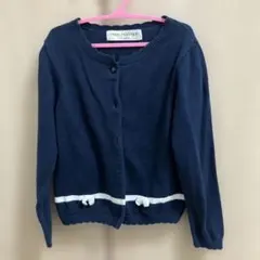 moo non non カーディガン 110 ネイビー