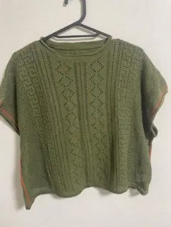 スタジオクリップ　ニットセーター　グリーン