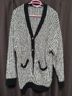 ZARA カーディガン　白黒