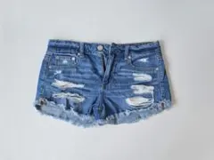 AMERICAN EAGLE ダメージデニムショートパンツ