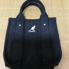 KANGOL カンゴール ミニトートバッグ ブラックのサムネイル