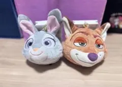 ズートピア2 ニック＆ジュディ　ぬいぐるみキーチャームセット