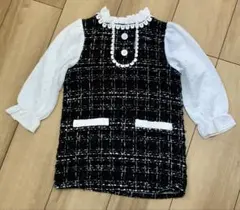 黒ワンピース　100cm ニット